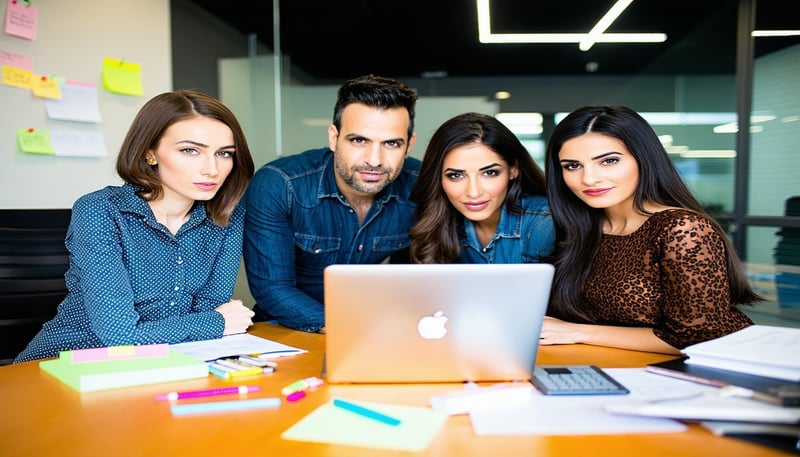 Digital marketing team working at Yamini Enterprises Digital marketing team working at Yamini Enterprises